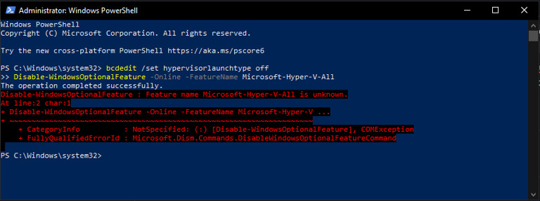 Open Powershell as Admin